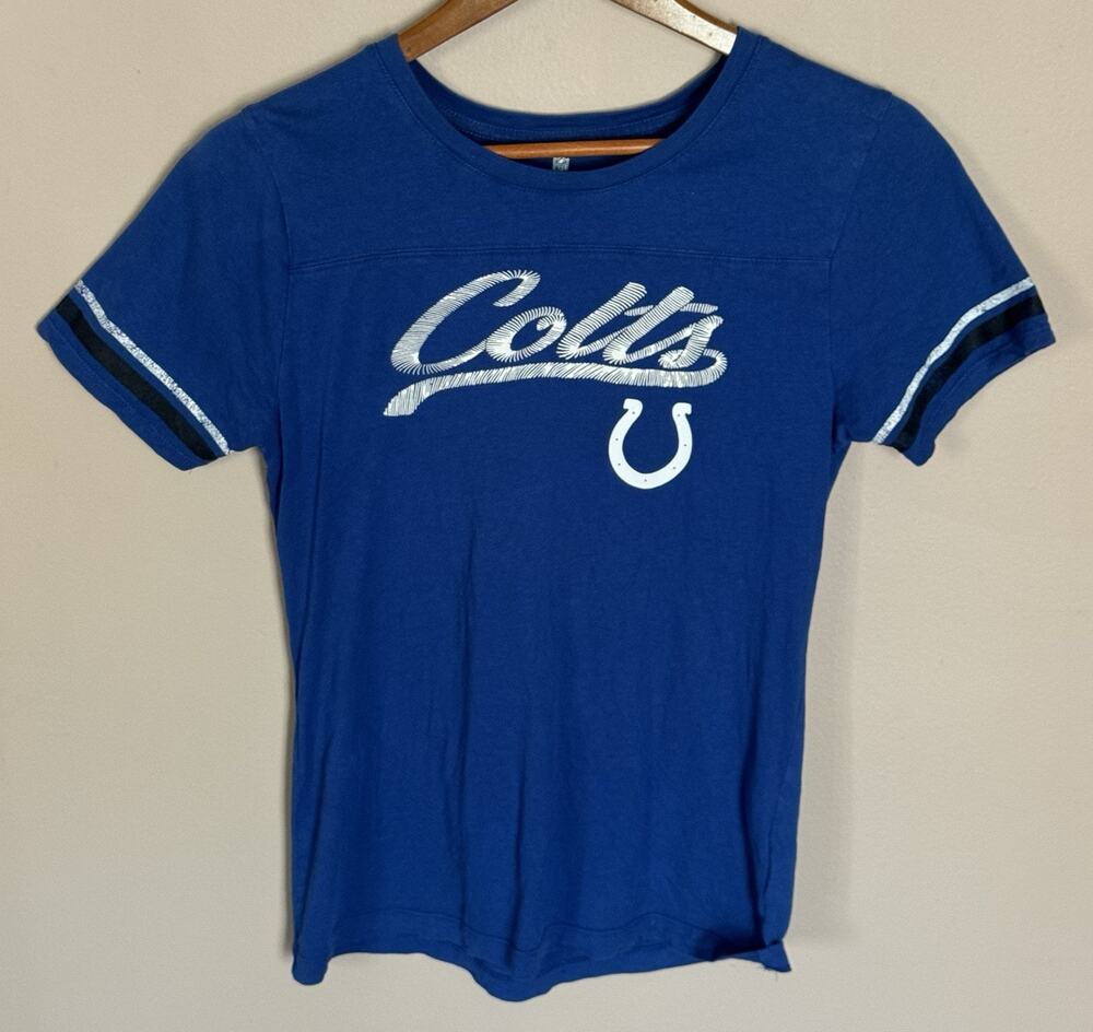 NFL Teens Apparel Colts Blue Shirt M 11/13 Girls